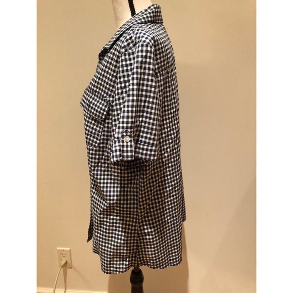 Karen Scott Plaid Button Down Top - Picture 3 of 5